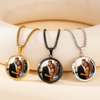 Custom Photo Necklace Pendant | Personalized Love Photo Locket | Couples & Memory Gift | Unique Jewelry Keepsake