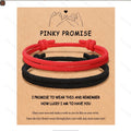 Black and White Couple Bracelet Set, Custom Text Card Friendship Birthday Gift