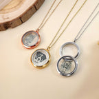 Custom Pet Photo Engraved Necklace – Personalized Memorial Pendant for Dogs & Cats