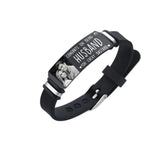 Personalized Valentine Bracelet, Custom Color Print & Engraved Bangle