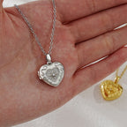 Photo Locket Pendant Necklace, Custom Picture Jewelry for Valentine's Day Gift