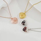 Photo Locket Pendant Necklace, Custom Picture Jewelry for Valentine's Day Gift
