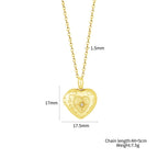 Photo Locket Pendant Necklace, Custom Picture Jewelry for Valentine's Day Gift