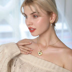 Photo Locket Pendant Necklace, Custom Picture Jewelry for Valentine's Day Gift