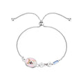 DIY Engraved Bracelet for Women, Personalized Pet Photo Jewelry, Adjustable Size