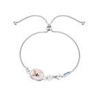 DIY Engraved Bracelet for Women, Personalized Pet Photo Jewelry, Adjustable Size
