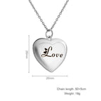 Minimalist Heart Locket Necklace, Elegant Heart Pendant Clavicle Chain for Women